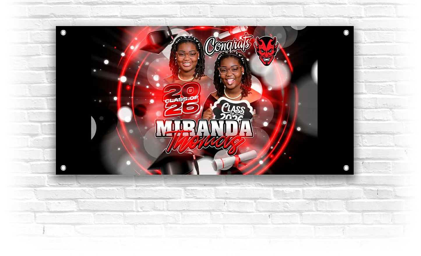 Custom Celebration Banner – Graduation, Birthdays, Memorials & More