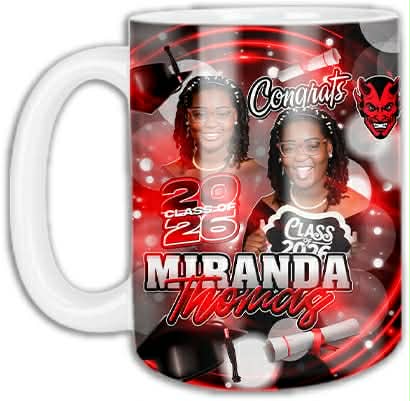 Custom Photo Celebration Mug – Graduation, Birthdays & Special Events