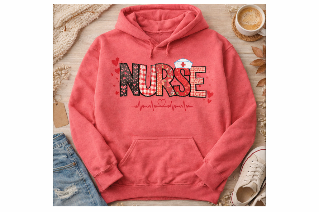Nurse Title Apparel | Healthcare Sweatshirt, Hoodie & T-Shirt | RN, LPN, CNA, CMA & More | Unisex Fit | Multiple Colors