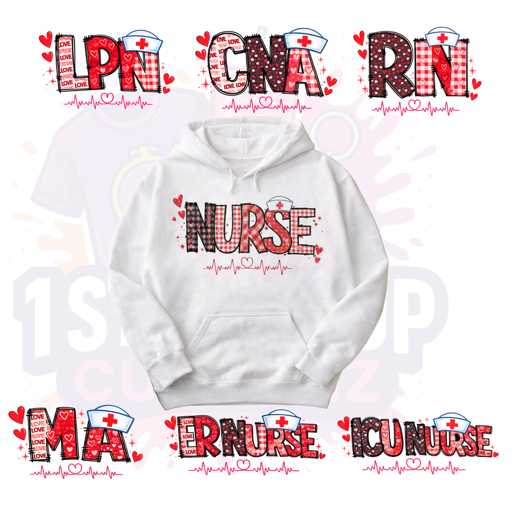 Nurse Title Apparel | Healthcare Sweatshirt, Hoodie & T-Shirt | RN, LPN, CNA, CMA & More | Unisex Fit | Multiple Colors