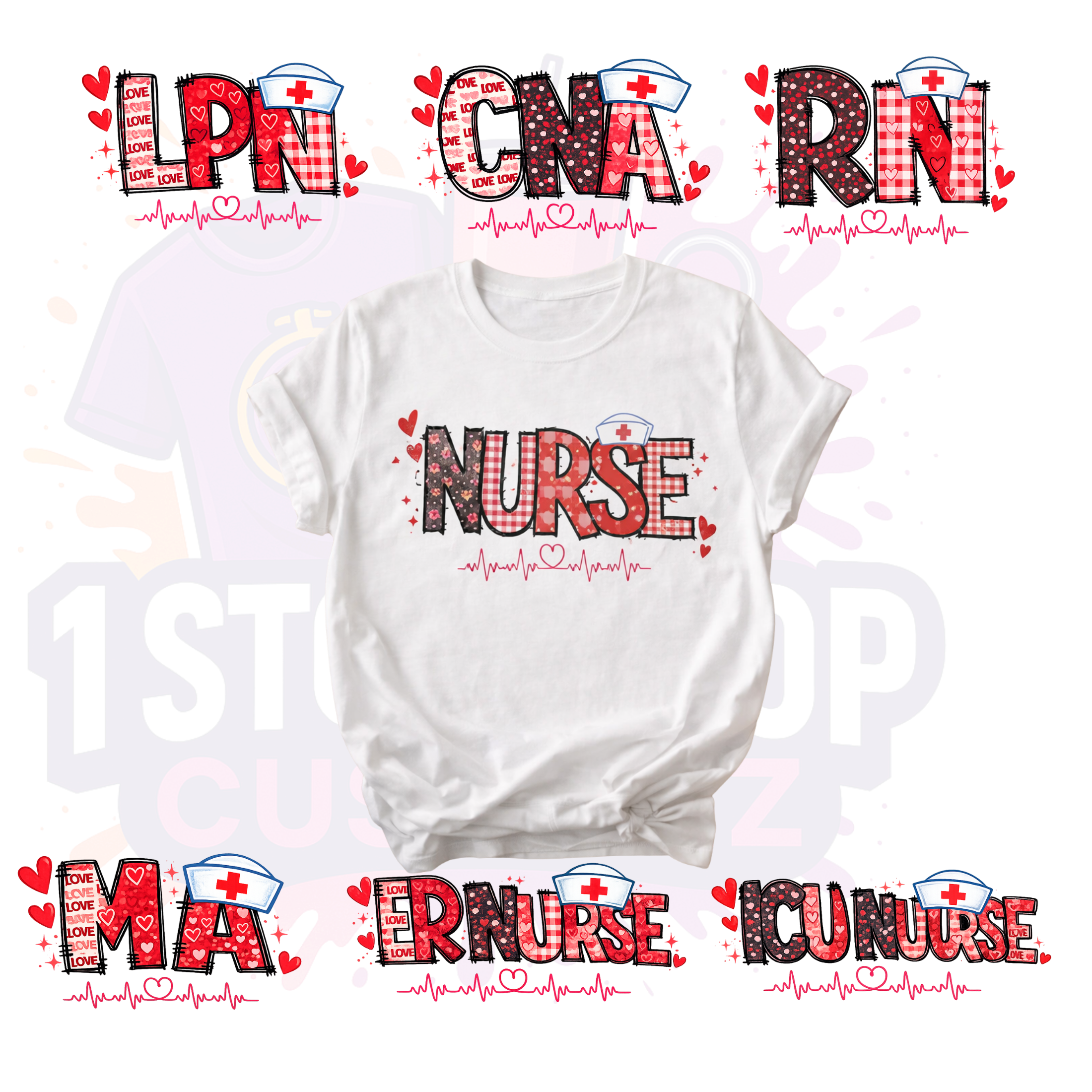 Nurse Title Apparel | Healthcare Sweatshirt, Hoodie & T-Shirt | RN, LPN, CNA, CMA & More | Unisex Fit | Multiple Colo